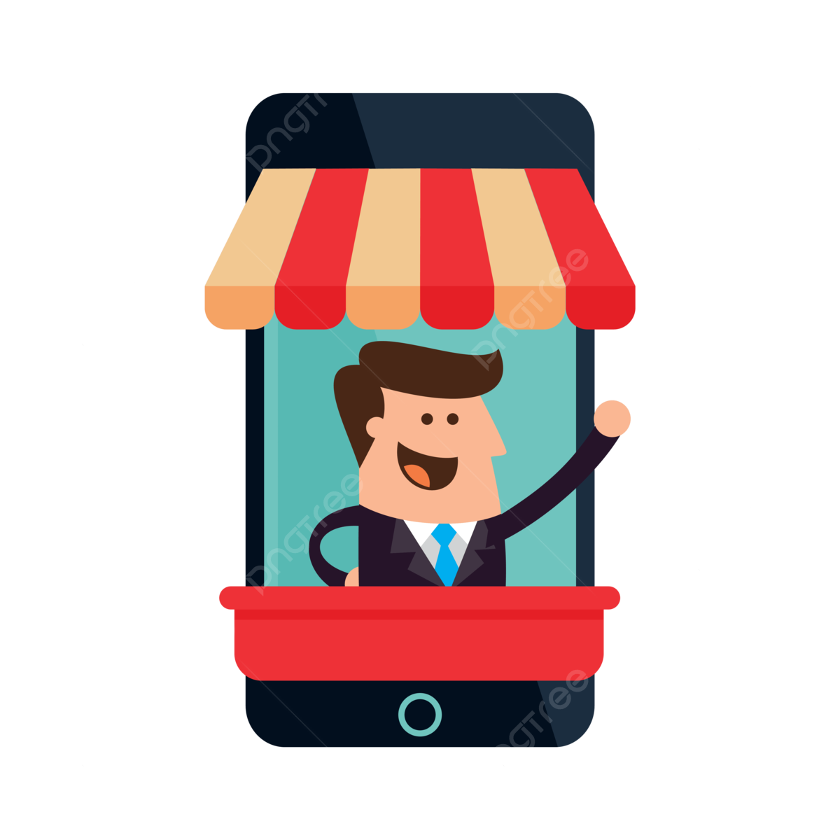 Business Man Selling Online On Cell Phone, Business Man, Online, Cell ... Selling Tips for Affordable Home Security Systems